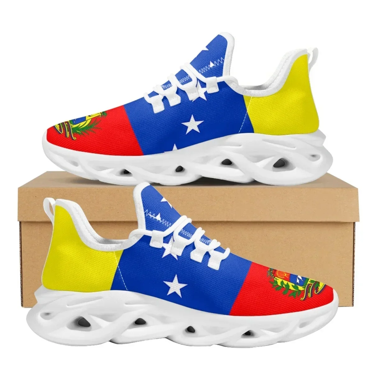 Running Gear Women - Venezuela Flag Sneakers for Womens Mens