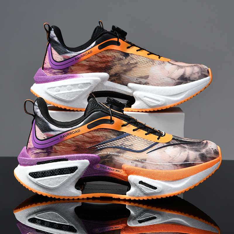 Running Shoe Carbon - Elastic Speed Running Shoes for Men,