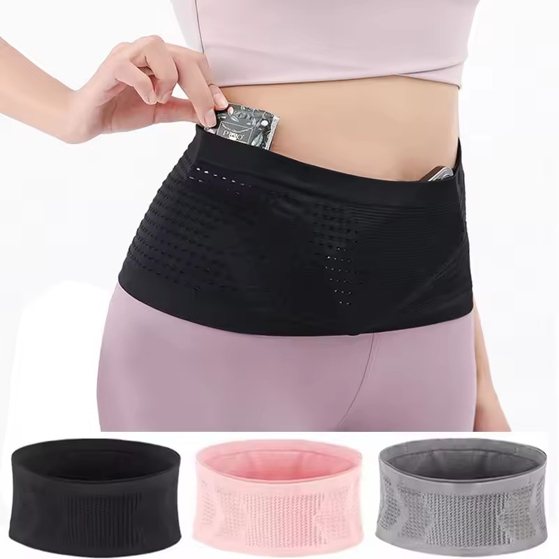 Running Gear For Beginners - Seamless Invisible Running Waist Belt Bag
