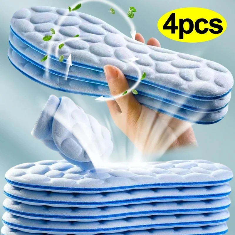 Running Gear Women - 2/4pcs Soft Massage Memory Foam Insoles