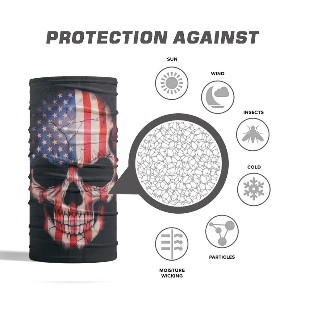 USA Flag Skull Bandana Breatha - огляд і ціна Running Gear Headband