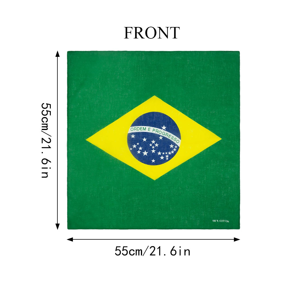 100% Cotton Flag of Brazil Ban - огляд і ціна Running Gear Headband