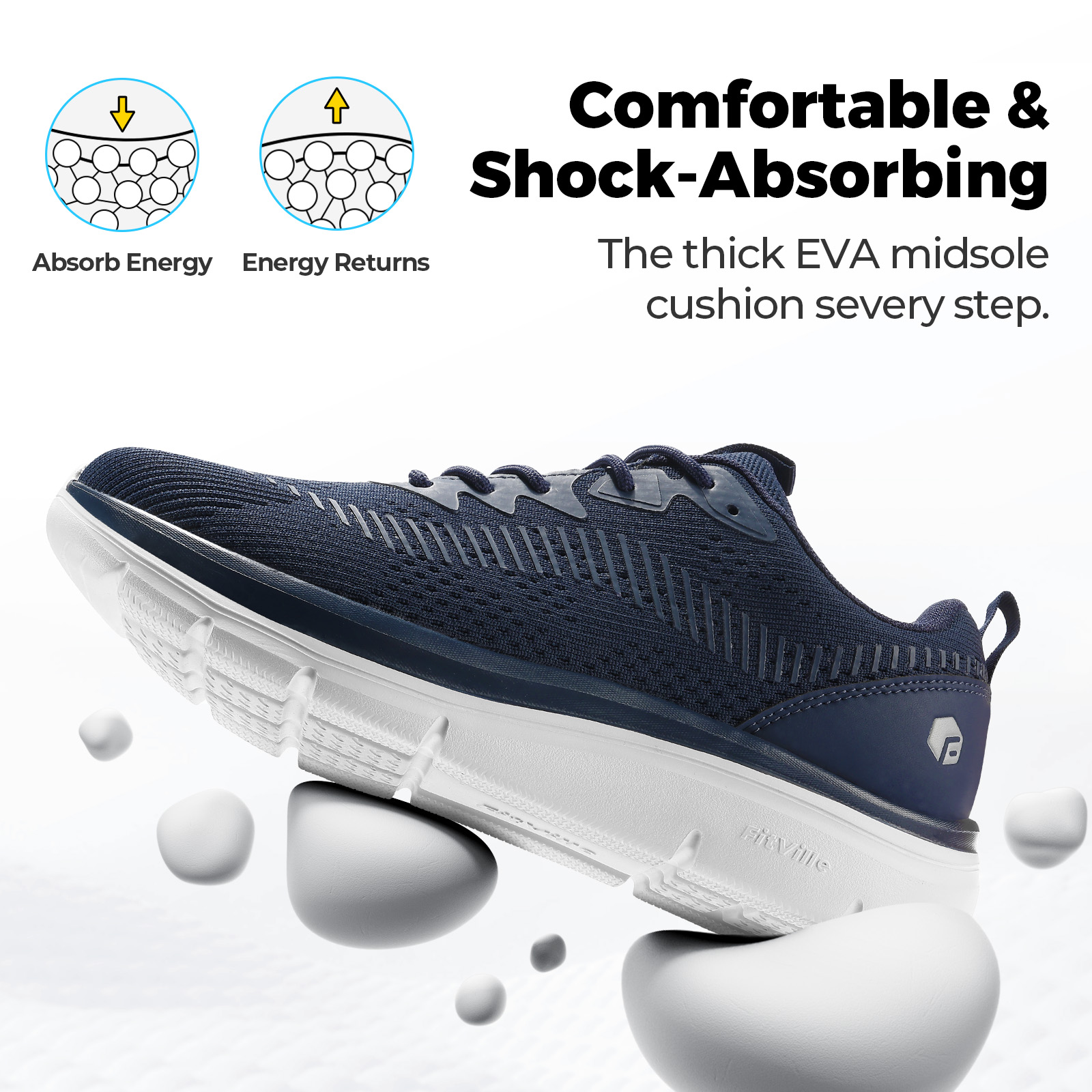 FitVille Men's Walking Shoes L - огляд і ціна Running Z