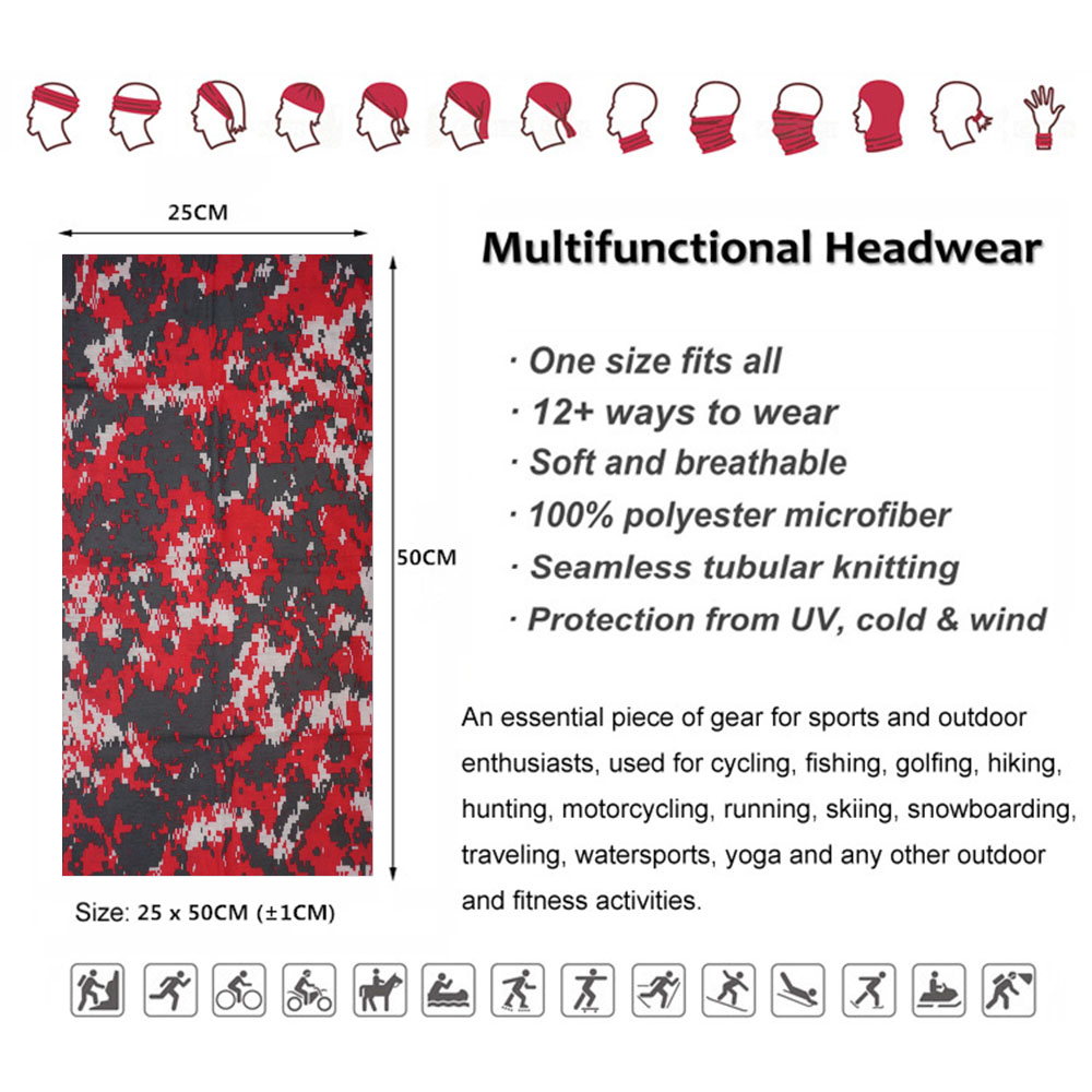 Tactical Camouflage Bandana Ne - огляд і ціна Running Gear Headband
