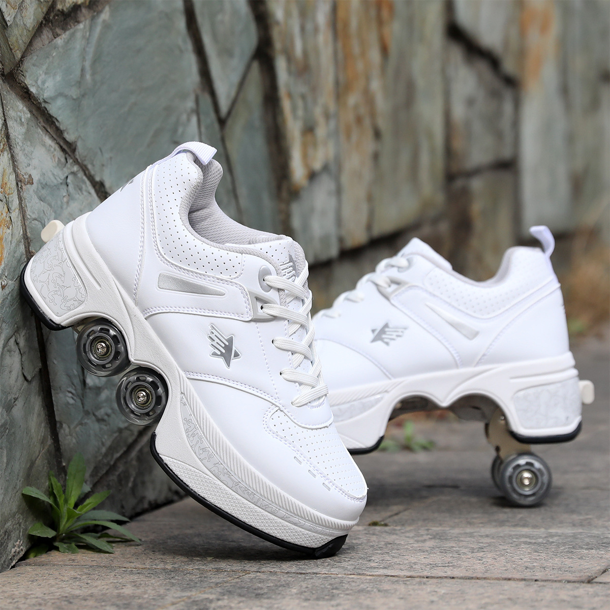 Pu Leather Kids 4 Wheels Rolle - огляд і ціна Running Gear For Beginners