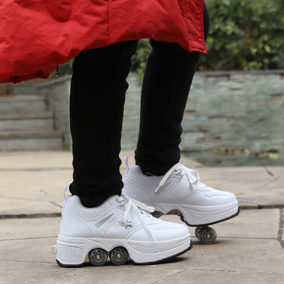 Pu Leather Kids 4 Wheels Rolle - огляд і ціна Running Gear For Beginners