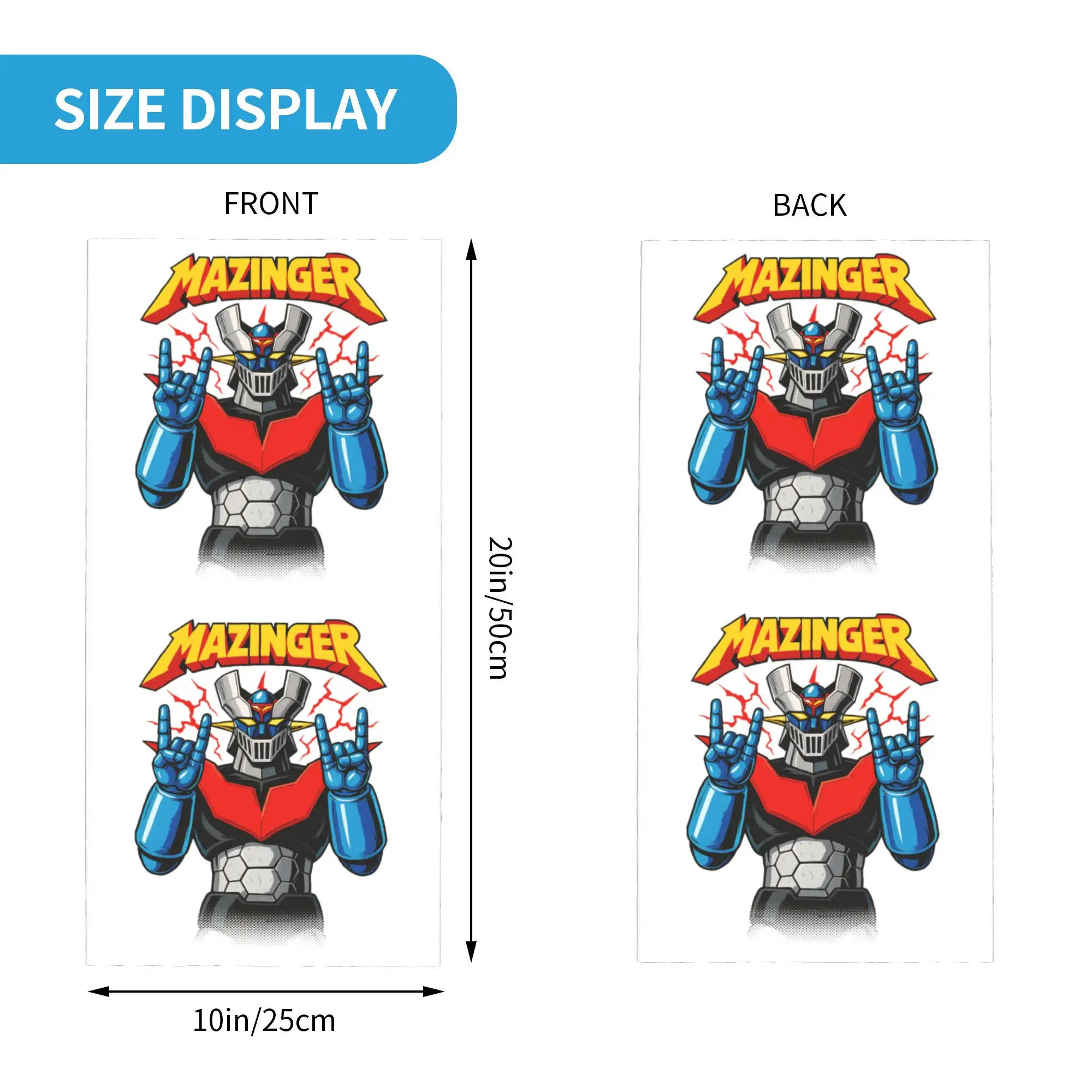 New Mazinger Z Anime Bandana N - огляд і ціна Running Z