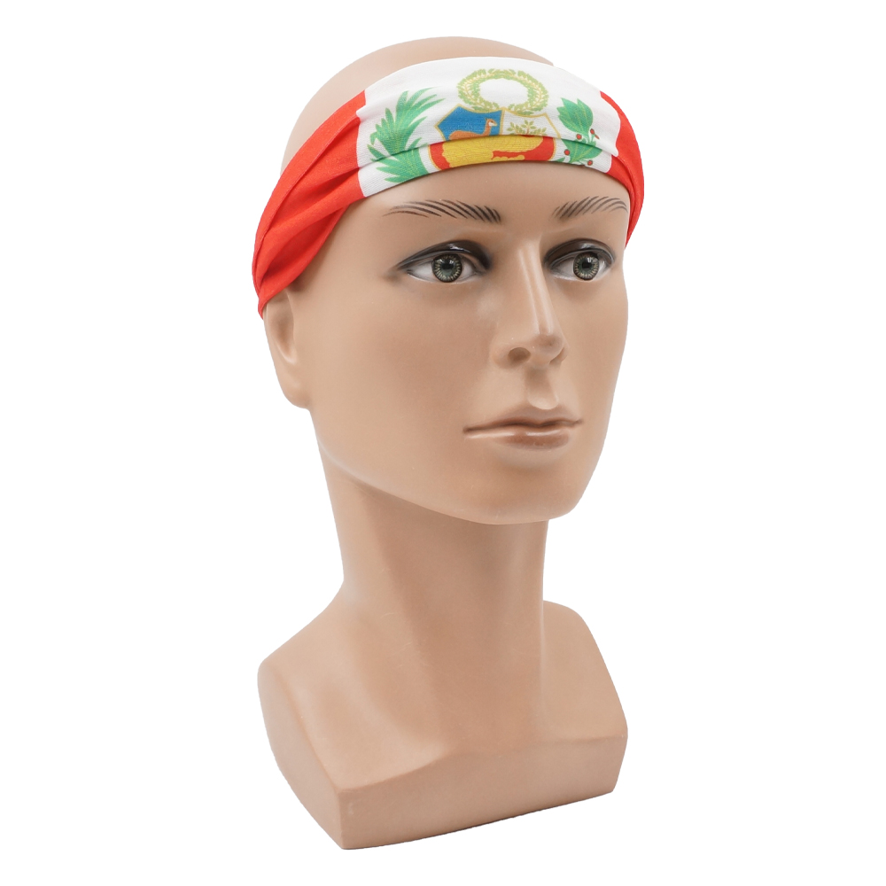 Brand New  Peruvian Flag Patte - огляд і ціна Running Gear Headband